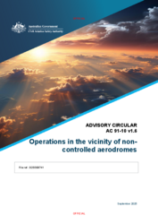 AC 91-10 Operations in the vicinity of non-controlled aerodromes