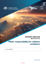 AC 91-14 Pilots’ responsibility for collision avoidance