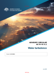 AC 91-16 Wake turbulence